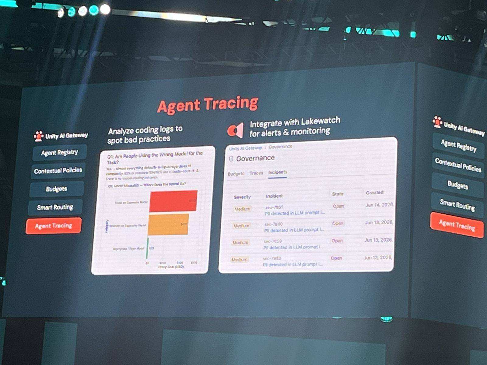 Slide: agent tracing, are people using the wrong model for the task